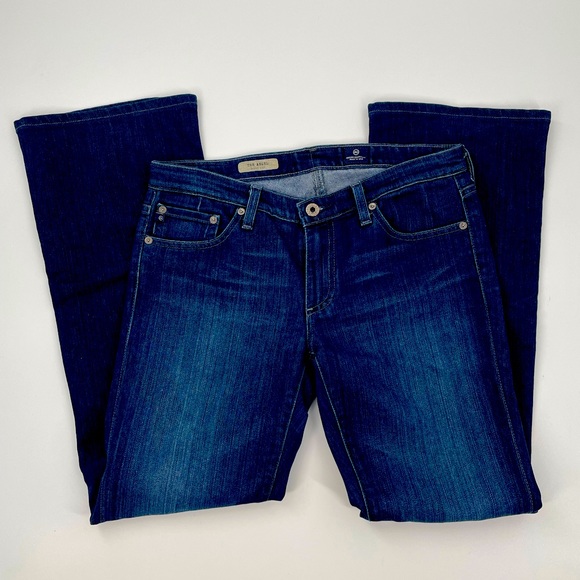 AG Adriano Goldschmied The Angel Bootcut Dark Wash  Midrise Y2K Denim - Picture 4 of 12